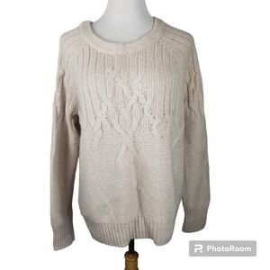 Old Navy cream Sweater, sz XXL